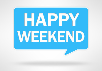 Happy Weekend - illustration concept