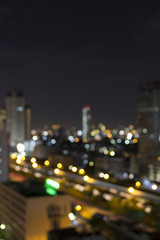 Fototapeta premium bokeh light in the city