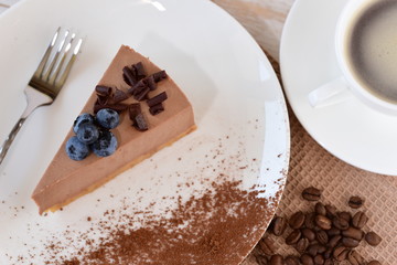 Cheesecake with berries