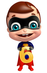 cute superbaby with 6 Digit