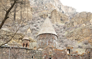 Fototapeta premium Ancient monastery Geghard in Armenia