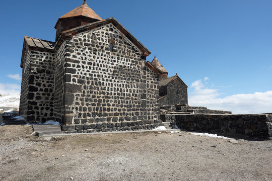 Ancient monastery Sevanavank in Armenia