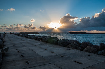 Sunset at the North Sea
