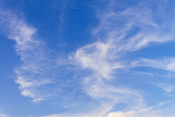 blue sky with cloud background