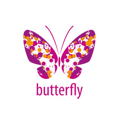 vector butterfly logo