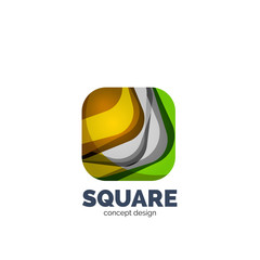 Abstract square logo