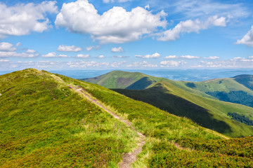 narrow path down the mountain