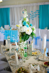 wedding banquet in a restaurant