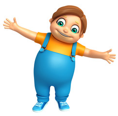kid boy with Funny Pose