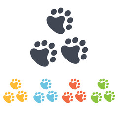 Fototapeta premium animal tracks icon
