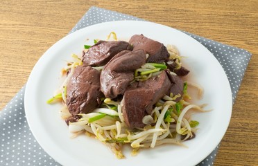 Close Up of Stir Fried Bean Sprout