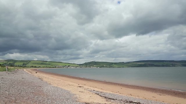 Beach and coastline of Moray Firth, Fortrose, Scotland