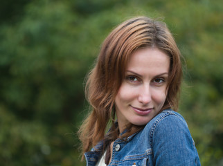 Young woman smiling