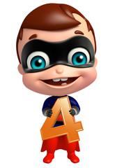 cute superbaby with 4 Digit