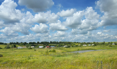 Countryside landscape.