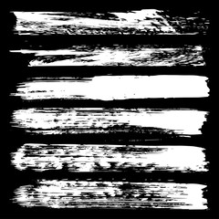 white banners grunge texture collection of symbols