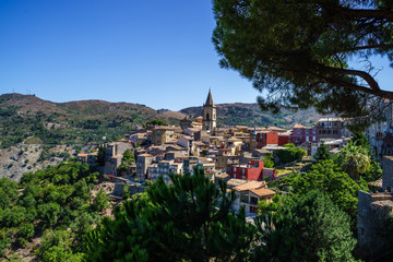 Novara di Sicilia, mountain village Sicily, Italy