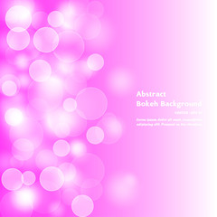 Pink bokeh background