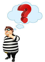 Thief with Question mark