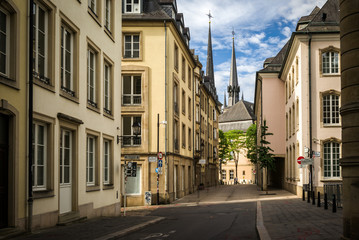 Fototapeta na wymiar The Luxembourg city