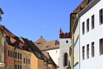 Fototapeta na wymiar Altstadtfassaden in Bautzen
