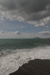 Blick auf den Felsen von Gibraltar