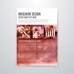brochure design template vector flyer
