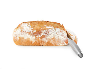 home baked bread closeup