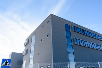 Exterior  industrial warehouse