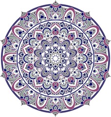 Vector vintage mandala ornament