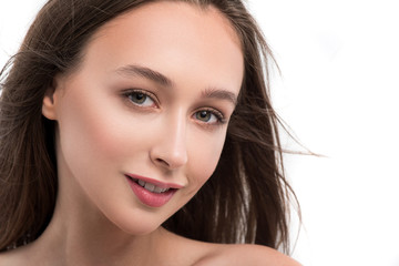 Obraz premium Healthy young woman expressing happiness