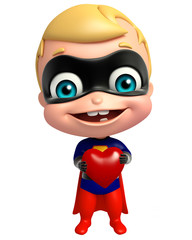 cute superbaby with Heart