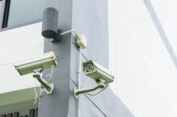 CCTV cameras installed along the walls. To help monitor what is