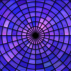 Naklejka premium abstract vector stained-glass mosaic background