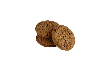 
tasty and healthy cookies for health. isolated on white background without shadows.
