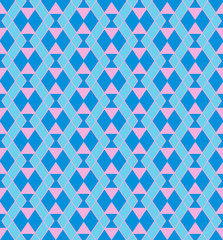 Geometric blue pattern