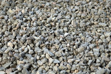 Granite gravel texture. Construction materials.