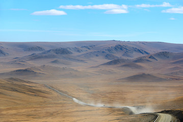 Road travel across Mongolia © longtaildog