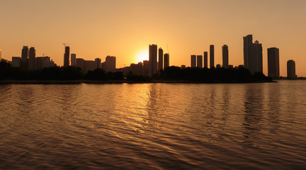 Night view of Sharjah UAE