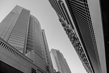 Fototapeta premium Modern buildings in Dubai UAE