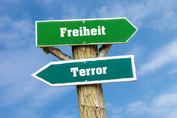 Schild 127 - Terror