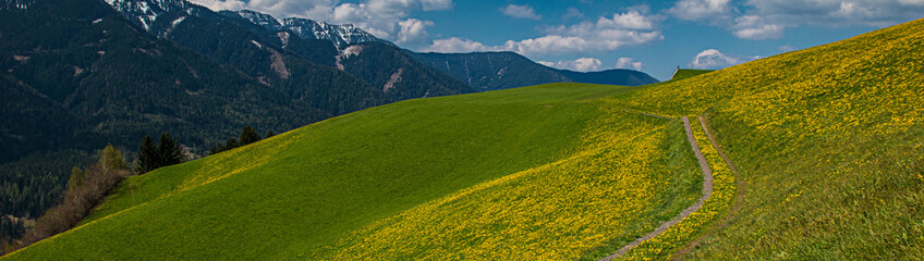 Countryside at Dolomites