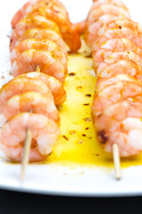 Grilled shrimps