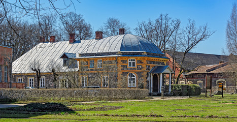 Old buildings in Krimulda manor