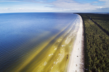 Coast of Baltic sea, Latvia.