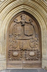The Bath Abbey (Abbey Church of Saint Peter and Saint Paul) in Somerset, england