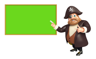 Pirate with Black board