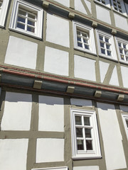 Half-timbered house.