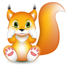 маленькая плюшевая белочка, чтобы порадовать любимых