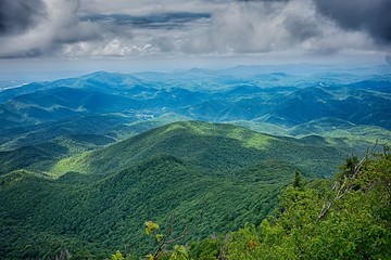Fototapeta premium scenes along appalachian trail in great smoky mountains